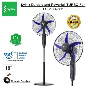 Syinix Durable and Powerful Strong Wind Turbo Fan (Mosquito Repellent)