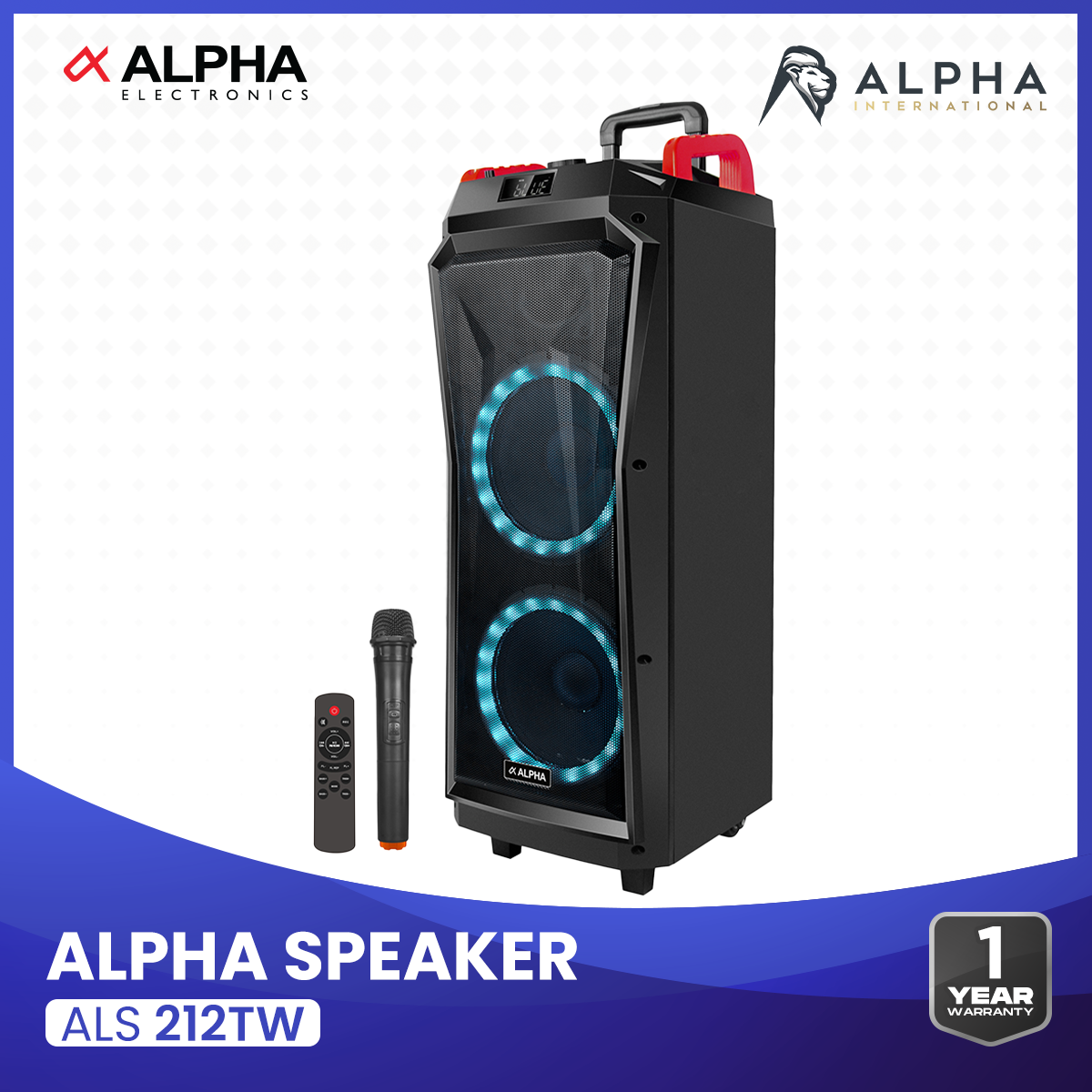 Alpha ALS 212TW Trolley Speaker